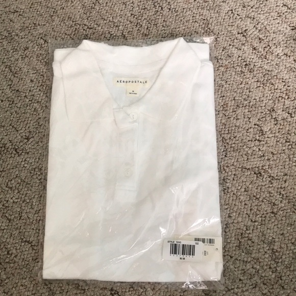 ❌SOLD ❌Brand new white Aeropostale polo - Picture 1 of 1